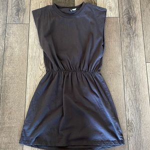 Gray HM cut off shoulder dress